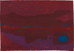 Japanese Maple by Helen Frankenthaler, 2005, Ukiyo-e woodcut printed in 16 colors with nine woodblocks, on Torinoko paper mounted onto Hahnemühle paper, the full she, sold Apr 2013