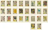 Tony Fitzpatrick, Max and Gaby’s Alphabet portfolio, 2000, The complete set of 26 etchings and aquatint in colors, on wove paper, with full margins, and artist's book,