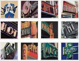 Robert Cottingham, American Signs portfolio, 2009, The complete set of 12 screenprints in colors, on wove paper, with full margins,