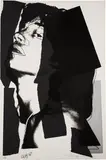 Andy Warhol, Mick Jagger, 1975, Screenprint in colors, on Arches Aquarelle paper, the full sheet,