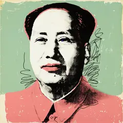 Mao by Andy Warhol, 1972, Screenprint in colours, on Beckett High White paper, the full sheet,, sold Apr 2013