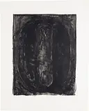 Jasper Johns, Figure 0, from Black Numeral Series, 1968, Lithograph in black and gray, on Copperplate Deluxe paper, with full margins,