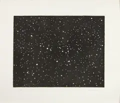 Untitled (Galaxy) by Vija Celmins, 1986-87, Etching, on Somerset paper, with full margins,, sold Apr 2013