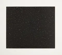 Comet, from Skowhegan suite by Vija Celmins, 1992, Linoleum cut, on Fabriano Tiepolo paper, with full margins,, sold Apr 2013
