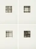 Brice Marden, Tiles portfolio, 1979, The complete set of four etchings and aquatints, on Somerset Satin paper, with full margins,
