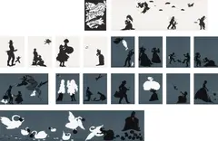 Kara Walker, The Emancipation Approximation portfolio, 1999-2000, The complete set of 26 screenprints in colors, on Somerset 500 g paper, the full sheets,