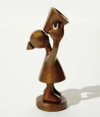 Free Speech by Tom Otterness, 2008, Bronze sculpture,, sold Apr 2013