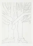 Louise Bourgeois, Topiary, The Art of Improving Nature portfolio: Plate 4, 1988, Etching with drypoint, on Magnani Incisione paper, with full margins,