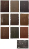 Ugo Rondinone, Poems, 2006, The complete set of 10 woodcuts, on Velin D'Arches 250 gram paper, with full margins,