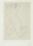 Henri Matisse, Nu à genoux, bras derrière la tête