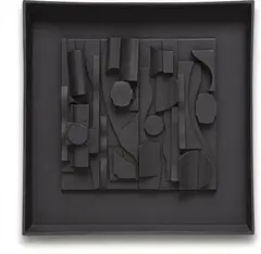 Symphony Three by Louise Nevelson, 1974, Polyester resin sculpture relief,, sold Apr 2013