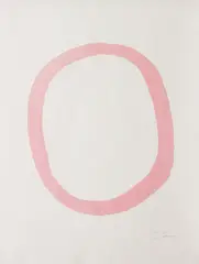 Nudo Rosa by Lucio Fontana, 1967, Etching and aquatint in colors with embossing, on wove paper, the full sheet,, sold Apr 2013