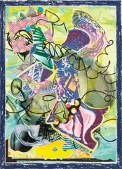 Nemrik by Frank Stella, 1999, Mixed media print with screenprint, relief, etching, lithograph, engraving and stencil in colors, on wove paper, the ful, sold Apr 2013