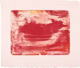 The Red Sea by Helen Frankenthaler, 1978-82, Lithograph in colours, on pink HMP handmade paper, with full margins,, sold Apr 2013