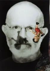 Jim Dine, Me Dangling, 1999, Digital pigment print, on stretched canvas,