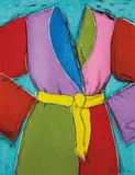 The Yellow Belt by Jim Dine, 2005, Woodcut in colors, on Rives BFK paper, the full sheet,, offered Apr 2013