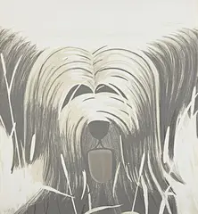 Black and White Sunny by Alex Katz, 1976, Lithograph in colors, on Arches Cover paper, the full sheet,, offered Apr 2013