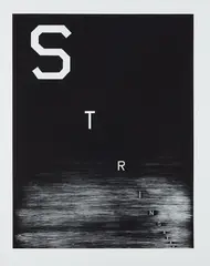 Ed Ruscha, Stringbean, 1983, Lithograph, on Rives BFK paper, with full margins,