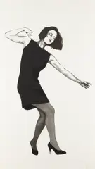 Tillmann, from Men in the Cities by Robert Longo, 2000, Lithograph, on Arches paper, with full margins,, sold Apr 2013