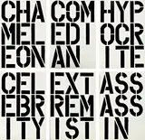 Christopher Wool, Black Book, 1989, Buch mit 17 Serigraphien, jeweils auf gestrichenem Papier
