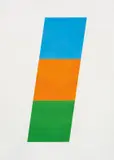 Blue/Red-Orange/Green by Ellsworth Kelly, 1970-1971, Lithograph in colors, on Arjomari paper, with full margins,, sold Apr 2013