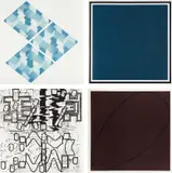Various Artists, 4 x 4 x 4 portfolio, 1990, The complete set of four screenprints in colors, on various papers, the full sheets and with full margins,