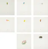 Richard Tuttle, Up to 7, 2000, The complete set of eight aquatints with drypoint and soft ground etching in colors, on wove paper, with full margins,