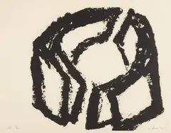 Richard Serra, Intersection, 1994, Etching with aquatint, on Somerset Textured paper, with full margins,