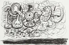 Sky by Philip Guston, 1980-83, Lithograph, on Koller HMP transfer paper, the full sheet,, offered Apr 2013