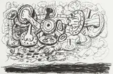 Philip Guston, Sky, 1980-83, Lithograph, on Koller HMP transfer paper, the full sheet,