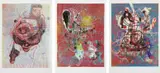 Markus Oehlen, Op to Lynth 1-3, 2000, The complete set of three screenprints in colors, on wove paper, with full margins,
