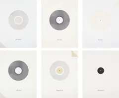 Matthew Brannon, Rough Trade; Hard Boiled; Cut Throat; Piss Take; Push Over; and Rock Hard, 2008, The complete set of six screenprints in colors, on heavy board, the full sheets,
