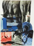 Robert Rauschenberg, Hillary Rodham Clinton Campaign Print