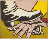 Roy Lichtenstein, Foot and Hand, 1964, Offset lithograph in colors, on wove paper, with full margins,