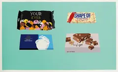 Julia Jacquette, Four Sweets, 1995, Screenprint in colors, on heavy wove paper, with full margins,