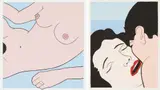 John Wesley, Hooties Wife; and Red Lips, 2005, Two screenprints in colors, on wove paper, with full margins,