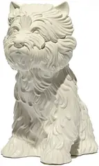 Puppy by Jeff Koons, 1998, Ceramic puppy vase,, sold Apr 2013
