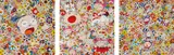 New Day: Self Portrait; New Day: DOB Totem Pole; and New Day: Lots, Lots of Kaikai and Kiki by Takashi Murakami, 2011, Three offset lithographs in colors, on smooth wove paper, the full sheet,, sold Apr 2013