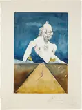 Le colosse, for Aurélia by Salvador Dalí, 1972, Extensively hand-colored drypoint, on wove paper attatched to Arches paper,, sold Oct 2013