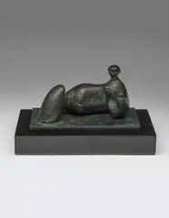 Maquette for Reclining Figure: Umbilicus by Henry Moore, 1983, Bronze,, sold Oct 2013