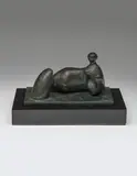 Maquette for Reclining Figure: Umbilicus by Henry Moore, 1983, Bronze,, sold Oct 2013