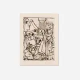 Pablo Picasso, La plainte des femmes, aquatint and drypoint on laid paper