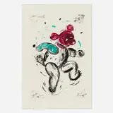 Jaune Quick–to–See Smith, Bear Dance, 1996, monoprint