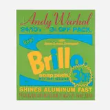 Andy Warhol, Brillo exhibition poster for the Pasadena Art Museum