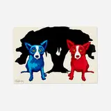 George Rodrigue, My Bad Brother, 1997, screenprint in colors