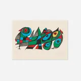 Escultor, Japan by Joan Miró, 1974, lithograph in colors on Guarro, sold Jan 2026