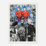 Thierry Guetta, Playing Cowboy, 2020, screenprint in colors