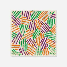 Untitled by Jasper Johns, 1977, screenprint in colors on Patapar printing parchment, sold Jan 2026