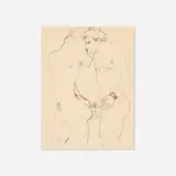 Jean Cocteau, Male Nudes, ink on paper