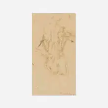 Pavel Tchelitchew, Esquisse de jeune garçon, 1931, ink on paper